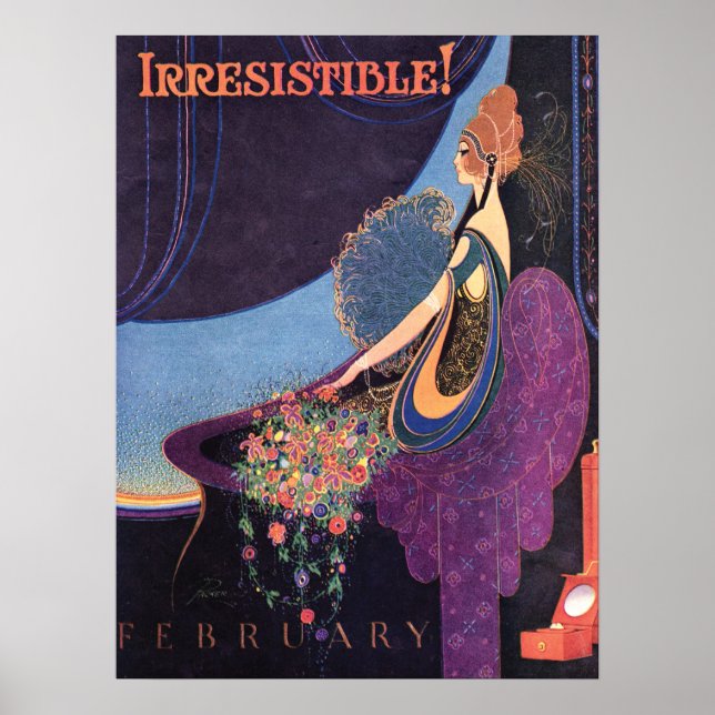 Art Deco Irresistible Mavis Parfym Poster (Framsidan)