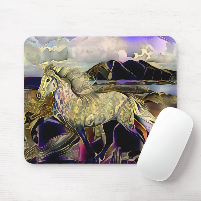 Art Deco Islands Horse Musmatta (Med mus)