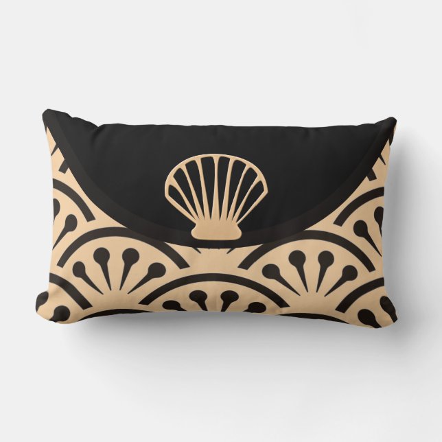 Art Deco Japan (Butter Gult + Black) LP Lumbarkudde (Framsida)