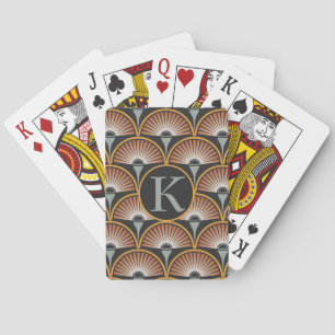 Art Deco Jazz Age Sunset Jukebox Casinokort
