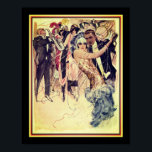 Art Deco Jazz/Dancers Poster 1920<br><div class="desc">Art Deco, Roaring Twenties, Jazz/Dancers Print 11x14 visas här. Finns i andra storlekar, inklusive 16 x 20.</div>