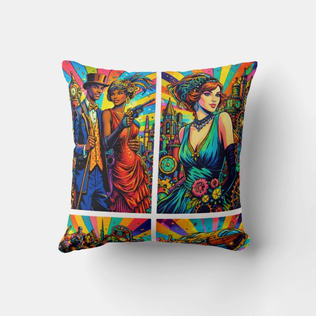 Art Deco Jazz Kudde (Baksida)