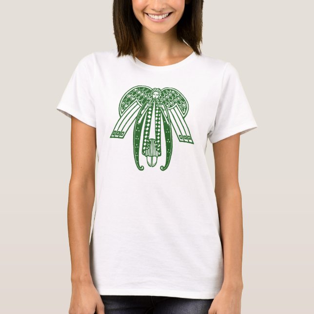 Art Deco-julgel T-shirt (Framsida)