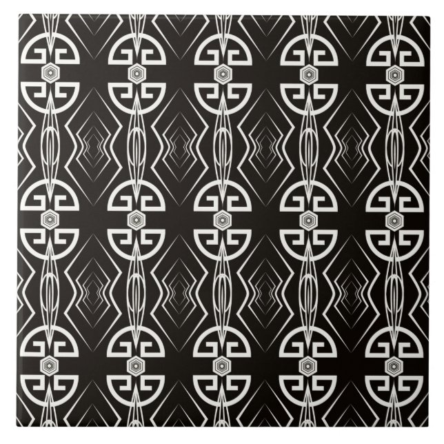 art deco-kakel kakelplatta (Framsidan)