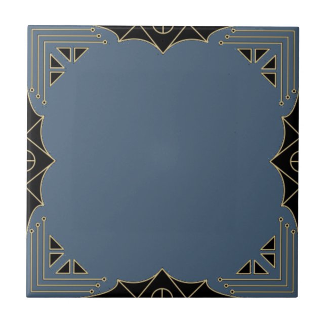 Art Deco Kakelplatta (Framsidan)