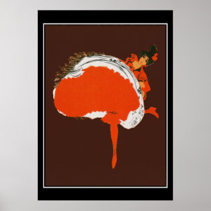 Art Deco kan spela in vintage Skriv ut Poster