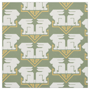 Art Deco-kaniner Tyg