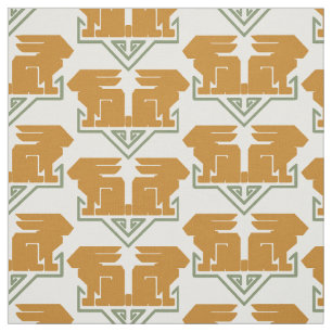 Art Deco-kaniner Tyg