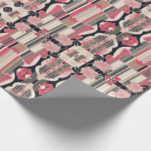 Art Deco Kärlek-inslagning Papper