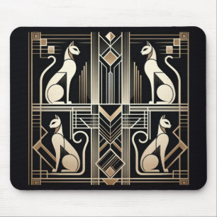 Art Deco Katter Musmatta