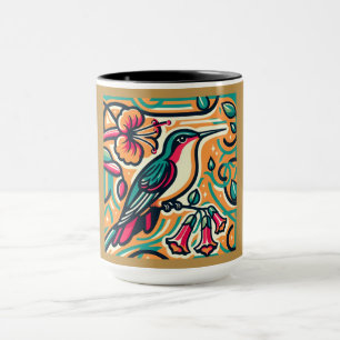 Art Deco Kolibri Mugg