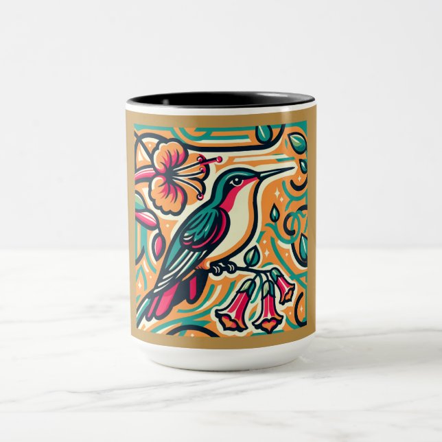 Art Deco Kolibri Mugg (Center)