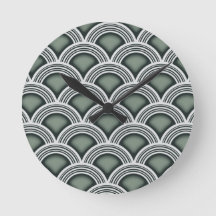 Art Deco Koncentriska Cirklar Ur