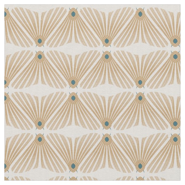 Art Deco kryp pastel Tyg (Närbild)