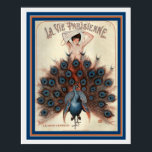 Art Deco La Vie Parisienne 16 x 20 Poster<br><div class="desc">Ett annat Underbart Deco-täcke från La Vie Parisienne- 16 x 20. Se mer i min La Vie Parisienne-samling.</div>