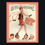 Art Deco La Vie Parisienne Poster 1920<br><div class="desc">Populärt poster av 1920 års Art Deco-täcke för Fransk tidskriften La Vie Parisienne.</div>
