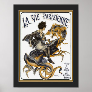 Art Deco La Vie Parisienne Poster (Redigera)