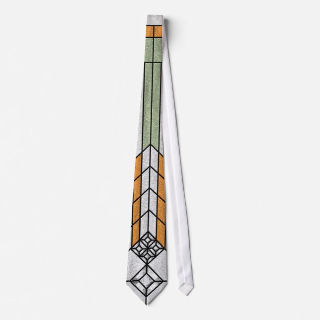 Art Deco-lagad glastid Slips (Framsida)