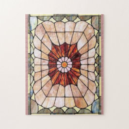 Art Deco-lagat glas 2 Pussel