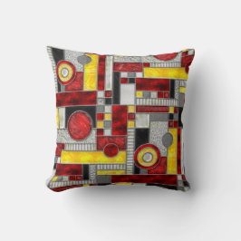 Art Deco-lagat glas Kudde