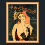 Art Deco Lakan Music A La Boheme 16 x 20 Poster<br><div class="desc">Vintage Art Deco Lakan Music "A La Boheme" av Jacco. Poster åtgärder 16 x 20</div>