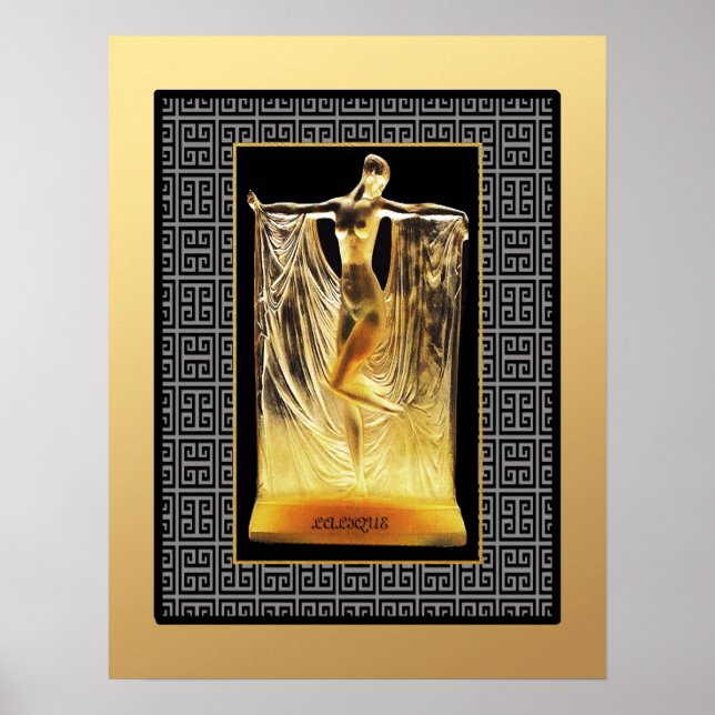 Art Deco Lalique Poster (Framsidan)