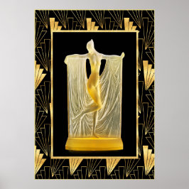 Art Deco Lalique "Suzanne" Affisch