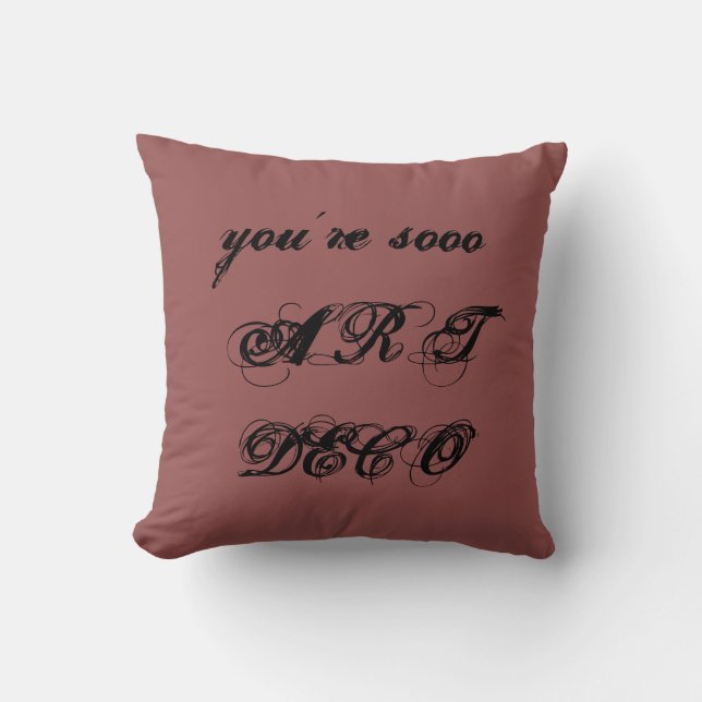 ART DECO LANA DEL REY PILLOW KUDDE (Framsida)