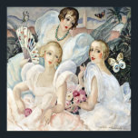 Art Deco - Les femmes fatales Poster<br><div class="desc">1933. Les femmes fatales av Gerda Wegener. Stil: Art nouveau/Déco</div>