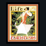 Art Deco "Life" - Omslutning jul Skriv ut 16 x 20 Poster<br><div class="desc">Lägg till en Stänk av Nostalgic Art Deco till juldekretet med den här tidskriften Life Art Deco jul.</div>