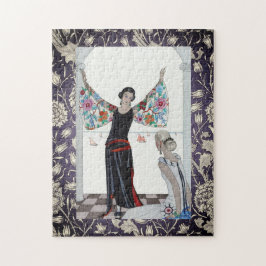 Art Deco Lila Accented Puzzle Pussel