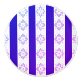 Art Deco Lila Ceramic pull Knopp