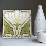 Art Deco Lily Wall Decor Art nouveau Ceramic Tile Kakelplatta<br><div class="desc">Välkommen till CreaTile! Här hittar du handgjorda mönsterfärger som jag personligen har ritat och vintage keramiska och porslinartade lerplattor, vare sig de är nedfläckader eller naturliga. Jag kärlek vill designa kakel och keramiska produkter och hoppas på ett sätt att förvandla ditt hem till något du tycker om att besöka gång...</div>