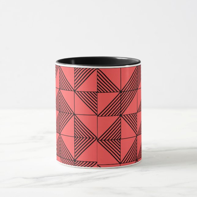Art Deco Lines  Mugg (Center)