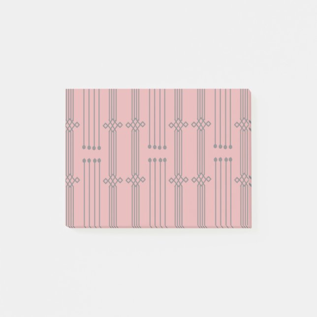Art Deco Linjer Post-it Block (Framsida)
