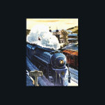 Art Deco Locomotive Baltimore och Ohio Canvastryck<br><div class="desc">Art Deco Locomotive Baltimore och Ohio.</div>