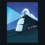 Art Deco Locomotive Poster<br><div class="desc">Den vackra illustrationen i Art Deco Locomotive är tryckt.</div>