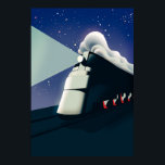 Art Deco Locomotive Poster<br><div class="desc">Art Deco Locomotive tåg på natten.</div>