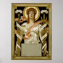 Art Déco lördagskvällen Poster