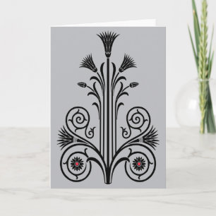Art Deco Lotus (egyptisk medborgare) Kort