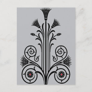 Art Deco Lotus (egyptisk medborgare) Vykort