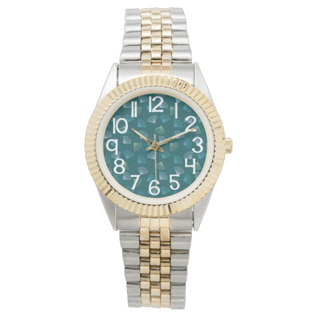 Art Deco Lövs Armbandsur (Framsida)