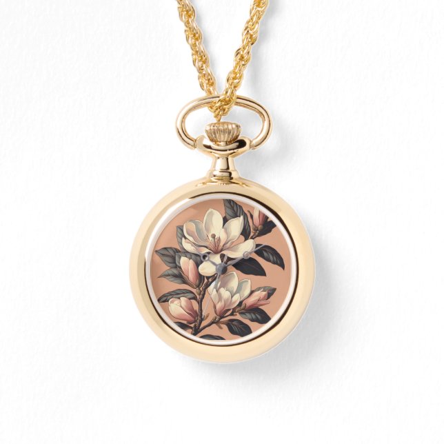 Art Deco Magnolia eWatch Ur Armbandsur (Framsida)