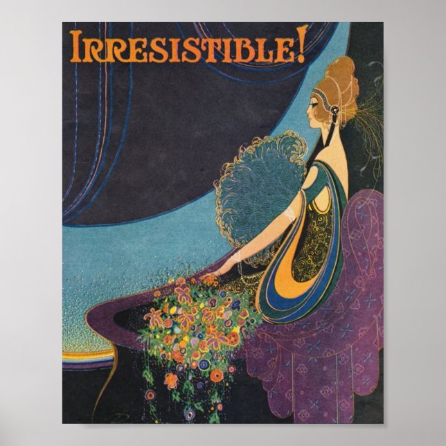 Art Deco Mavis Perfume Advertisement Poster (Framsidan)