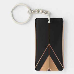 Art Deco Metallisk Geometrisk Elegans