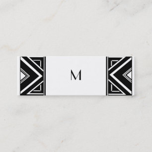 Art déco metar Monogramtelefonkortet