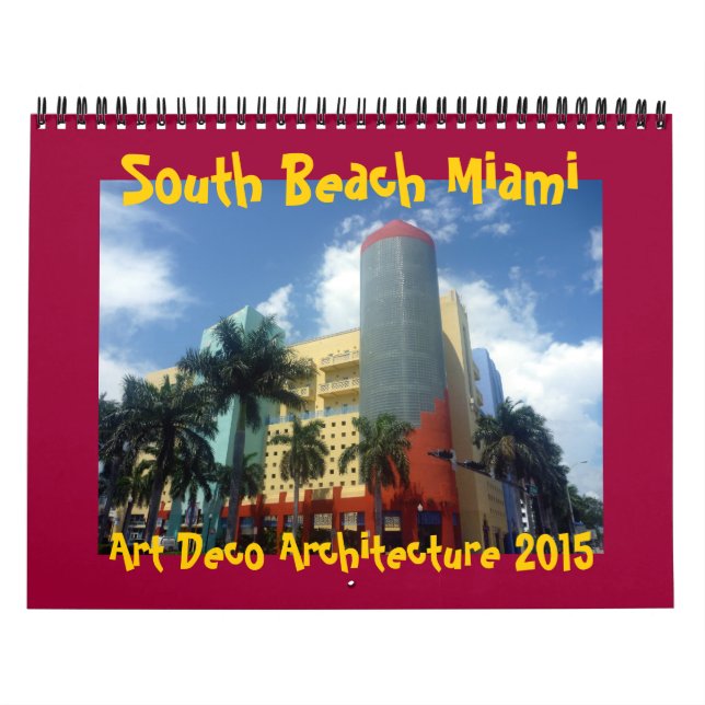 art déco miami 2015 kalender (Omslag)