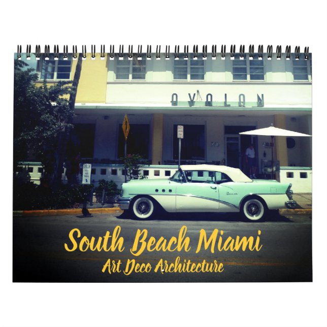 Art deco miami 2025 kalender (Omslag)