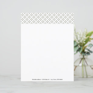 Art Deco Mini Stars Personlig Papprare Lakan