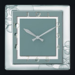 Art Deco Mint Fyrkantig Klocka<br><div class="desc">Underbar klockdesign. Du kommer att kärlek det som andra. Du kan fritt använda den här designen för andra produkter som du gillar eller anpassa och lägga till texten. Följ mig för mer. Tack. Ha en trevlig dag.</div>